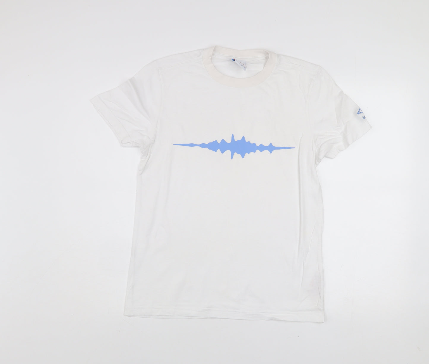 Umbro Men’s White Graphic Print Cotton Short Sleeve T-Shirt Size S