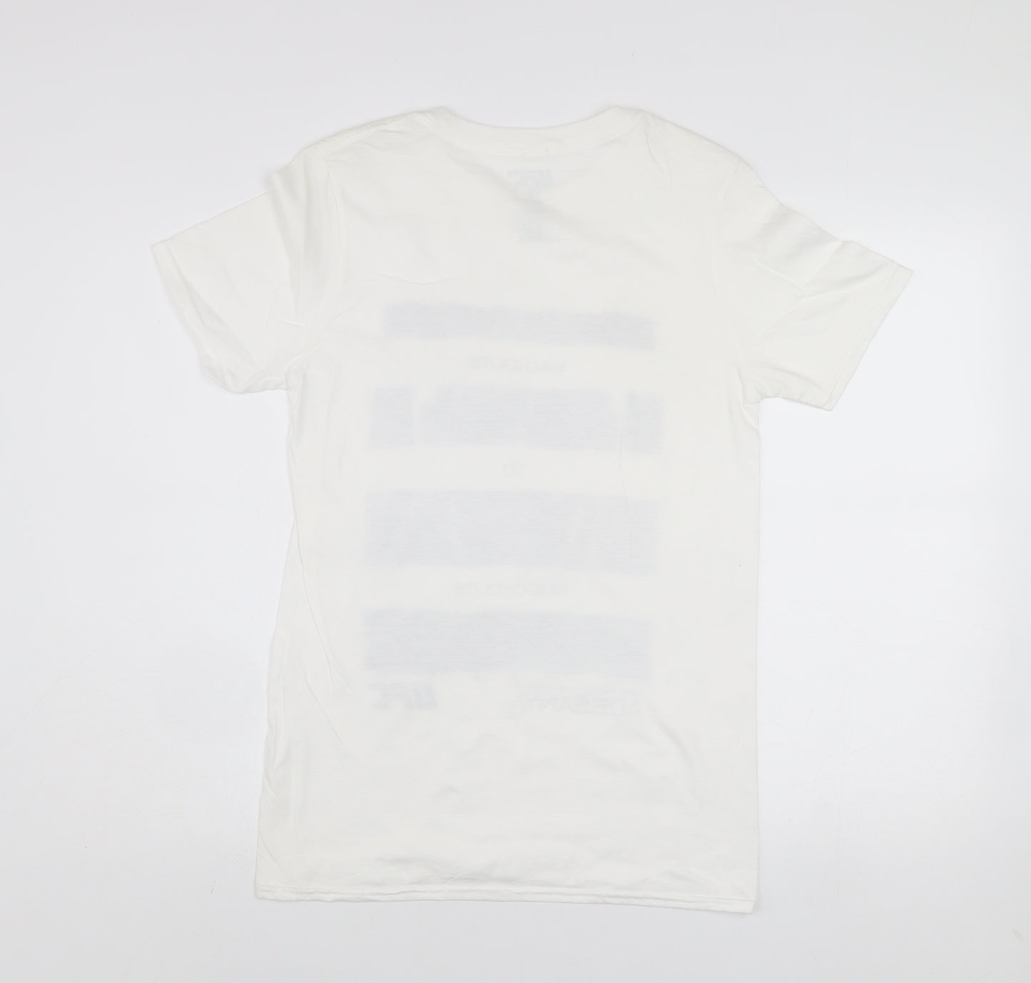 UFC Men’s White Cotton Graphic T-Shirt Size S Adesanya Fight Sportswear