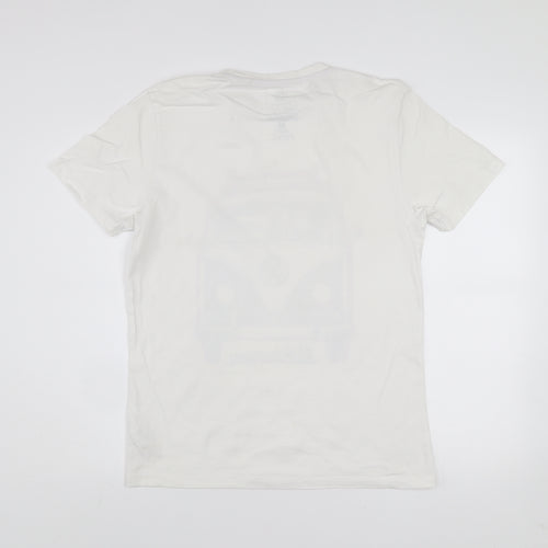 Next Men’s White Volkswagen Camper Van Graphic Regular Fit T-Shirt M