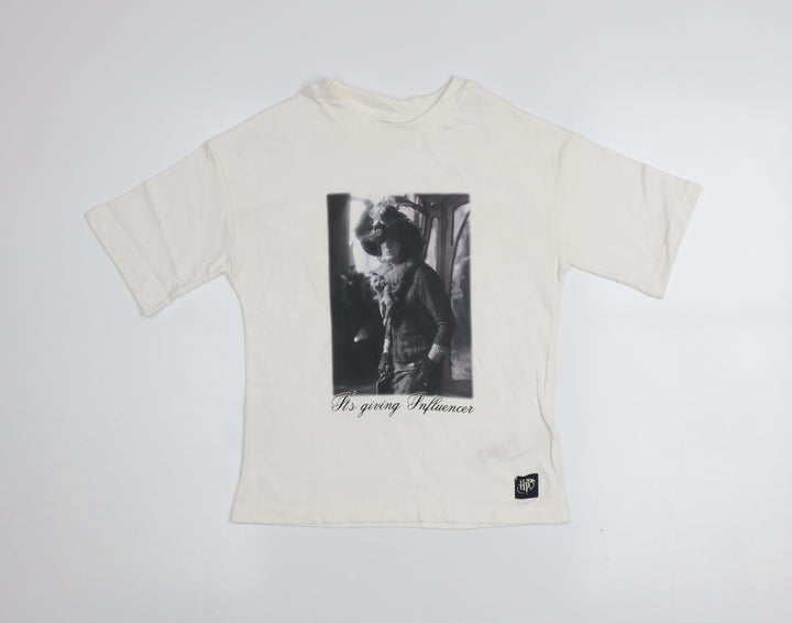 Marks and Spencer Harry Potter Girls Ivory Graphic T-Shirt 6-7 Years Cotton