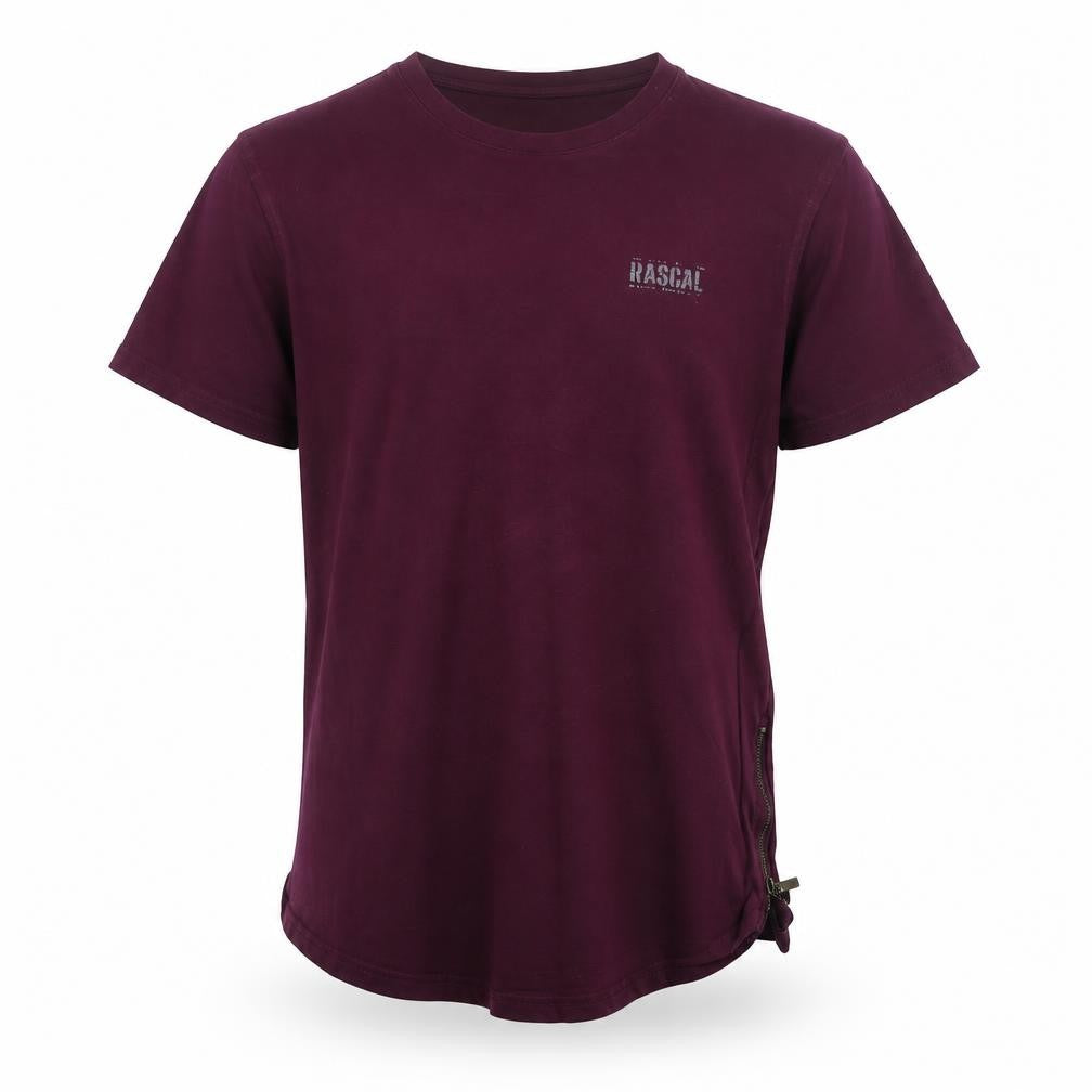 Rascal Boys Red XL Short Sleeve Cotton Zip Detail T-Shirt