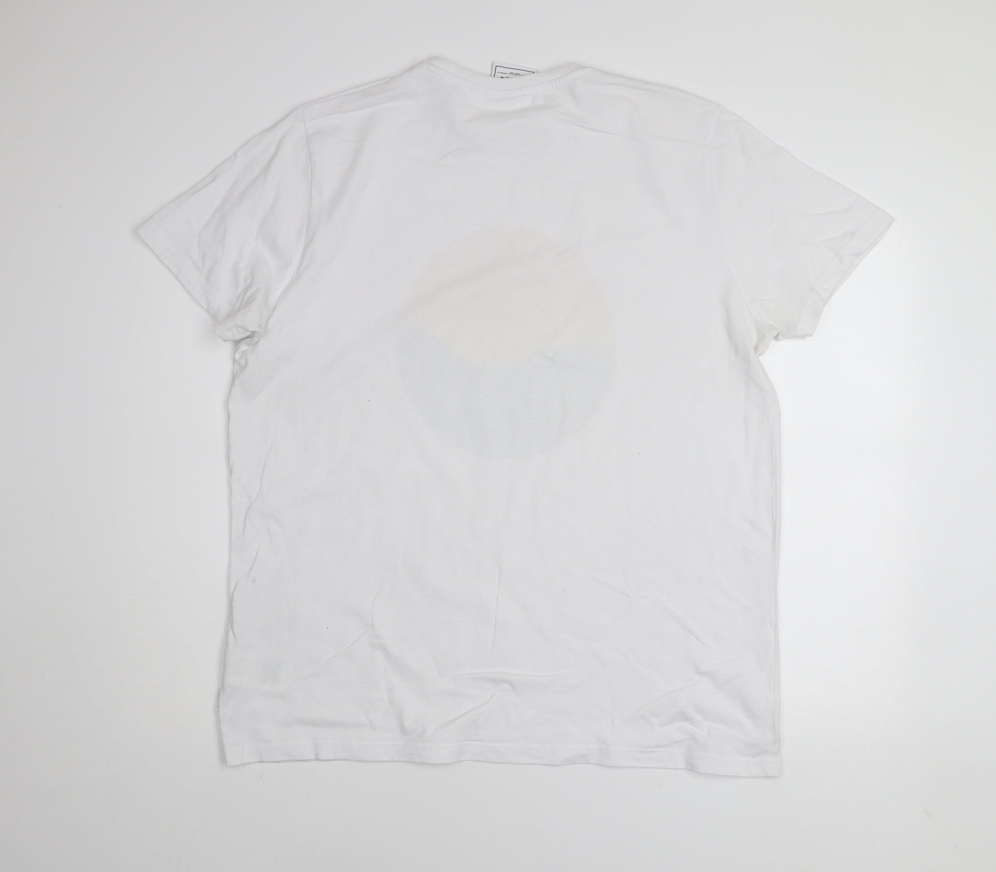 TOG24 Mens White 2XL Nature Graphic Crew Neck T-Shirt