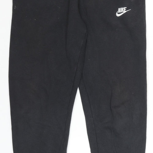 Nike Men's Black Fleece Jogger Sweatpants Size S Regular Fit