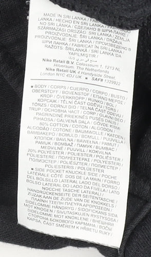 Nike Men's Black Fleece Jogger Sweatpants Size S Regular Fit