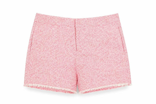 Hush Womens Pink Chino Shorts Size 8 Cotton Blend Summer Casual