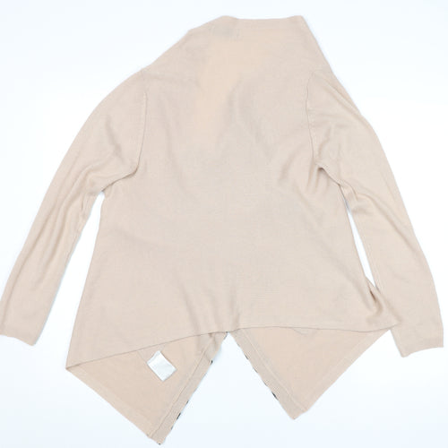 Soaked in Luxury Women’s Beige Wrap Cardigan XS V-Neck Knit