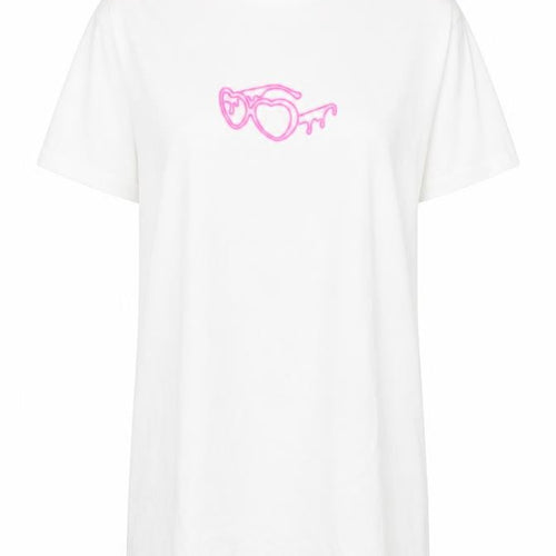 I Saw It First Women’s White Love Island T-Shirt Dress S