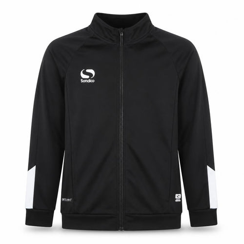 Sondico Boys Black Full Zip Hoodie Jacket Size 13 Years Optivent Training Top