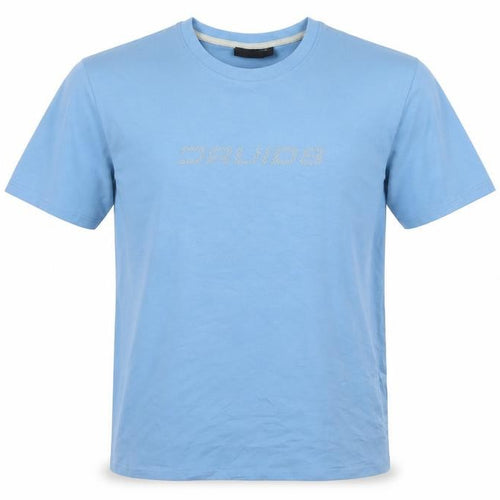 Druids Men's Blue Regular Fit Cotton Crew Neck T-Shirt Size S