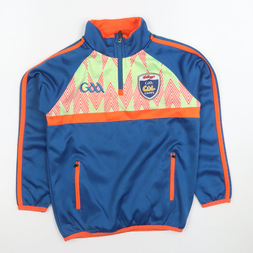 O'Neills Boys Blue 1/2 Zip GAA Cúl Camps Sweatshirt Size 2 Years