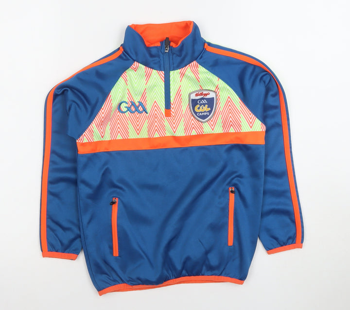 O'Neills Boys Blue 1/2 Zip GAA Cúl Camps Sweatshirt Size 2 Years
