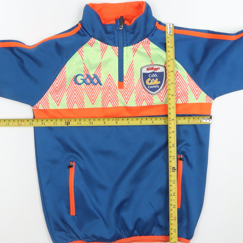 O'Neills Boys Blue 1/2 Zip GAA Cúl Camps Sweatshirt Size 2 Years