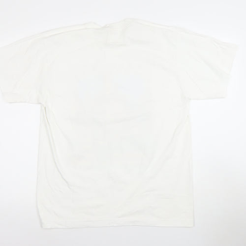 Joligolf Men's White Bangkok Thailand Graphic Cotton T-Shirt L Vintage