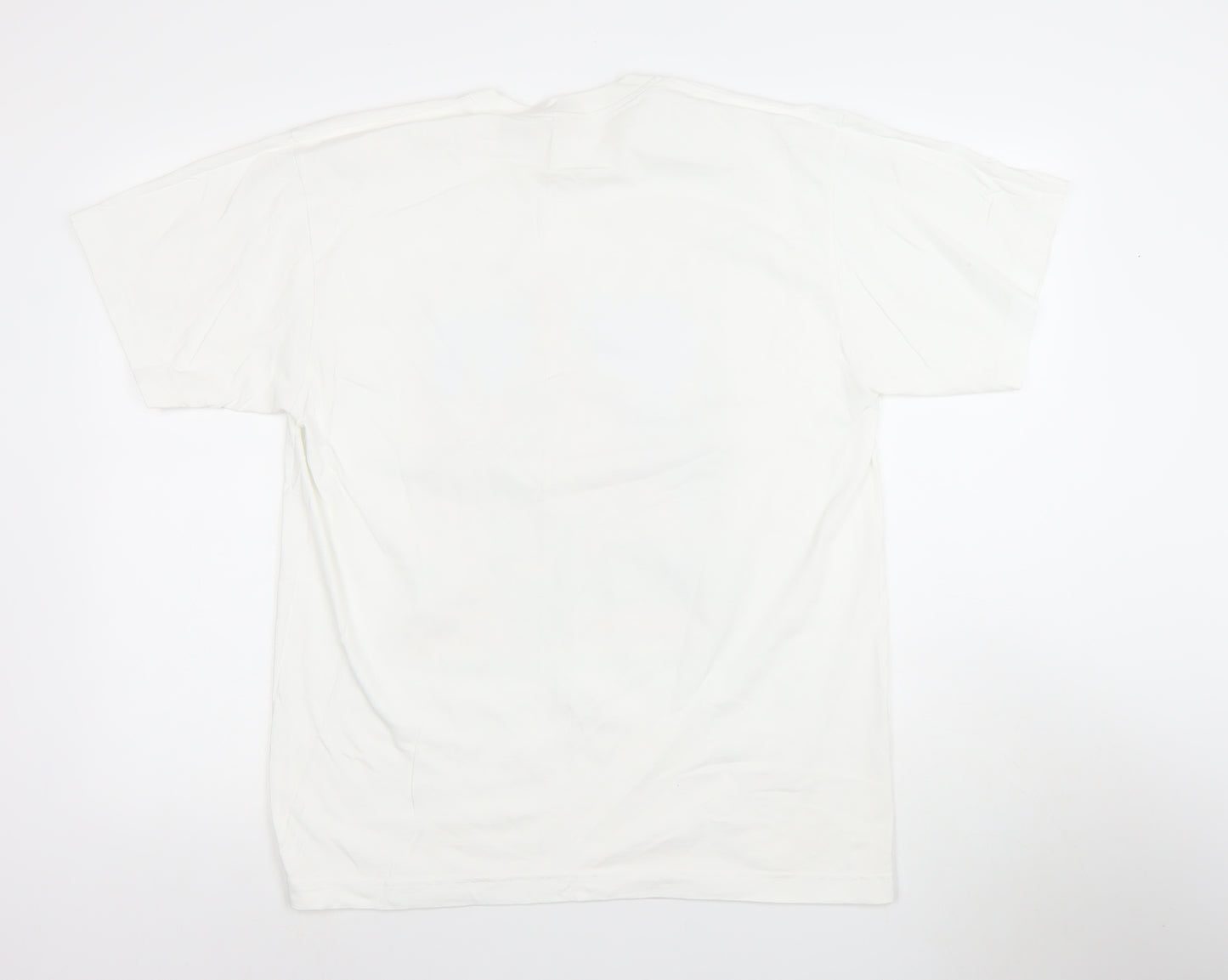 Joligolf Men's White Bangkok Thailand Graphic Cotton T-Shirt L Vintage
