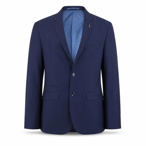 6th Sense Men's Blue 38R Regular Fit Blazer Jacket