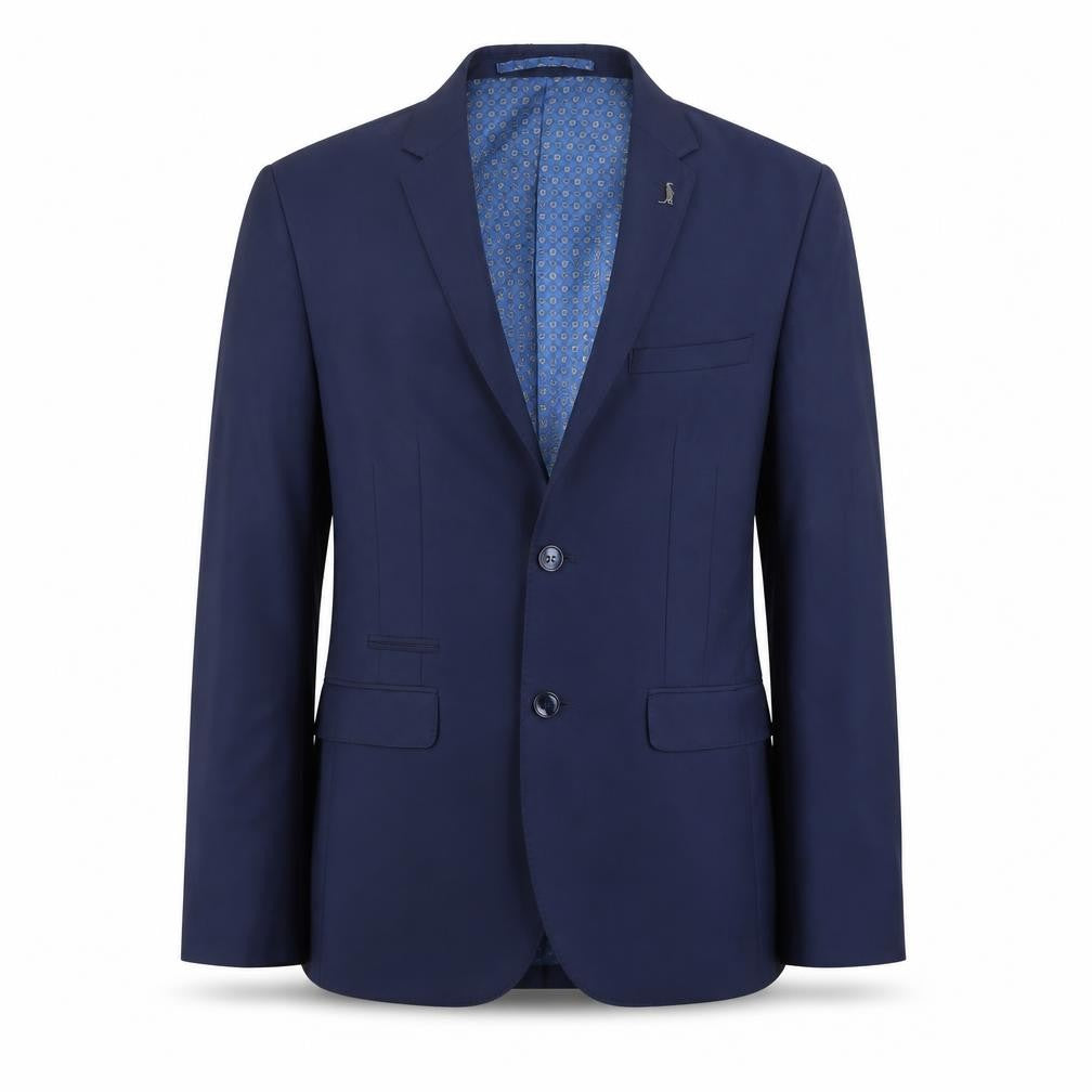 6th Sense Men's Blue 38R Regular Fit Blazer Jacket