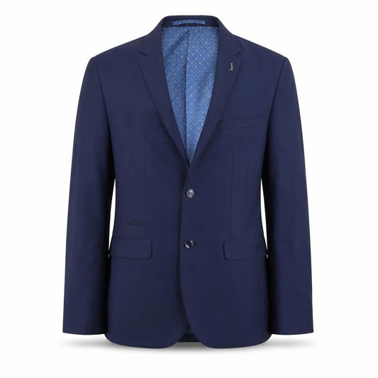 6th Sense Men's Blue 38R Regular Fit Blazer Jacket