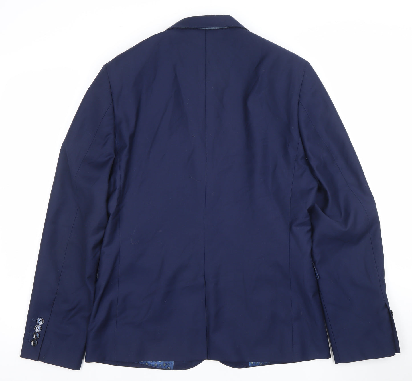 6th Sense Men's Blue 38R Regular Fit Blazer Jacket