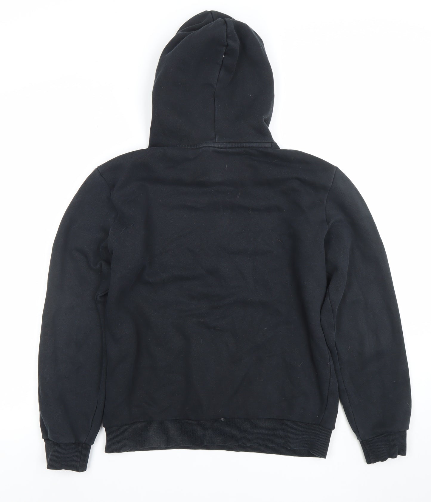 Puma Men's Black XS Pullover Hoodie with Red Logo
