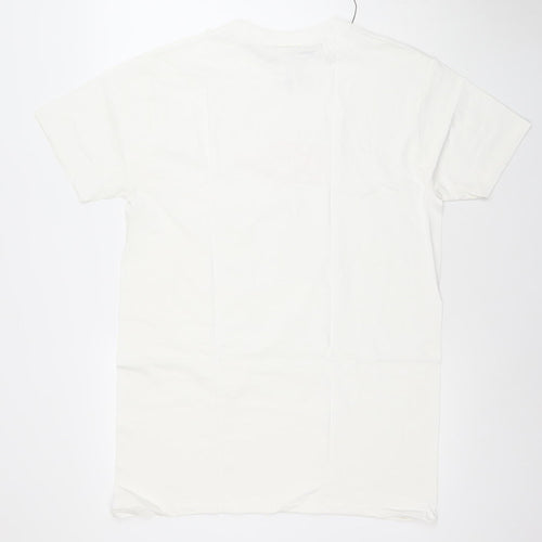 I Saw It First Women White Love Island Short T-Shirt Dress Size S