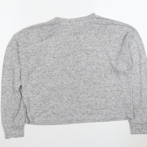 Sex Education Women's Grey Cropped Long Sleeve T-Shirt S