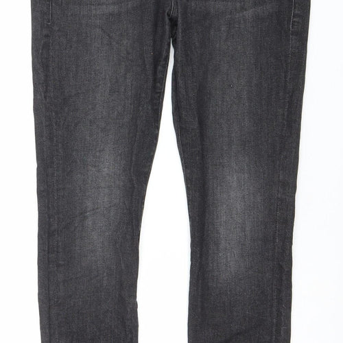 FRAME Womens Black Skinny Jeans Size 30 Slim Fit Mid Rise Denim