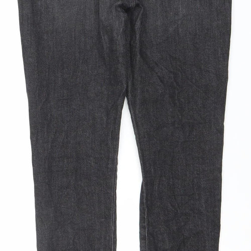 FRAME Womens Black Skinny Jeans Size 30 Slim Fit Mid Rise Denim