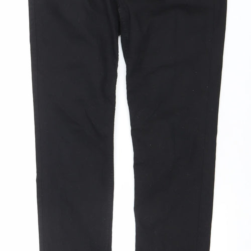 H&M Women Black Skinny Jeans Size 16 Stretch Cotton Blend