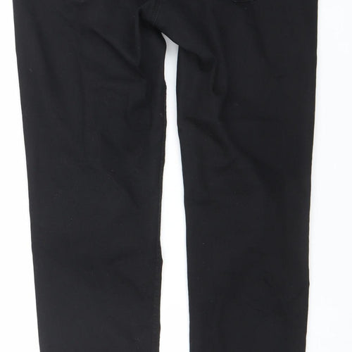 H&M Women Black Skinny Jeans Size 16 Stretch Cotton Blend