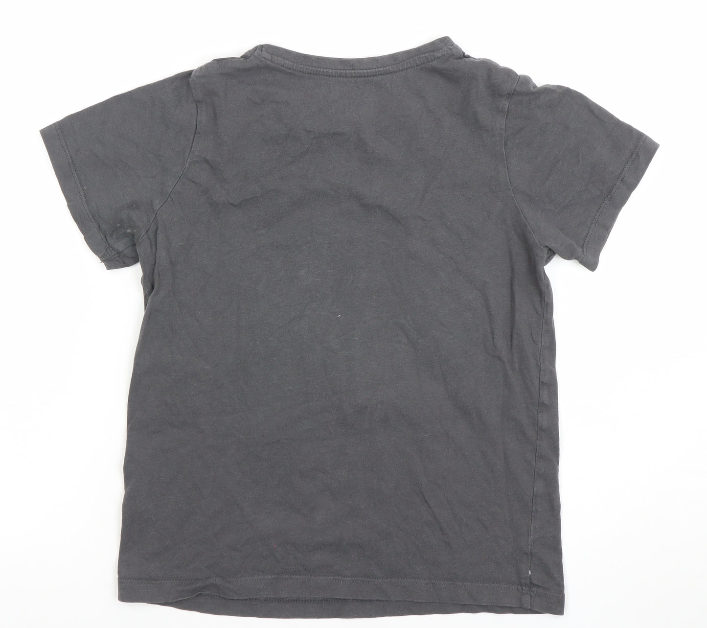 Disney Tinker Bell Girls Black Graphic T-Shirt 10-11 Years Cotton