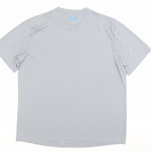 Under Armour Men's Grey Tech Tee T-Shirt L Short Sleeve Lightweight