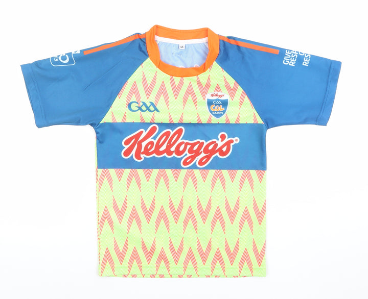 O'Neills Boys Multicoloured GAA Kellogg's Cúl Camps Jersey T-Shirt Size 14 Years