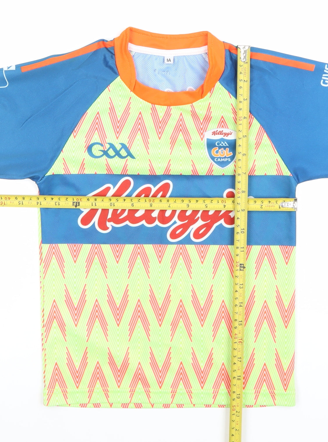 O'Neills Boys Multicoloured GAA Kellogg's Cúl Camps Jersey T-Shirt Size 14 Years