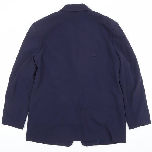 Carolyn Donnelly Women Blue UK 12 Single-Breasted Blazer