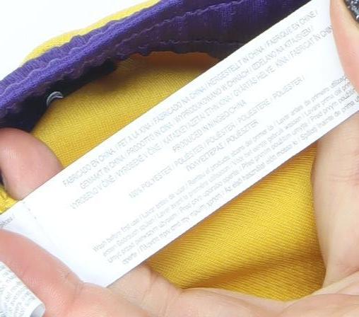 NBA Boys Yellow Los Angeles Lakers James 23 Athletic Basketball Shorts 7-8Y