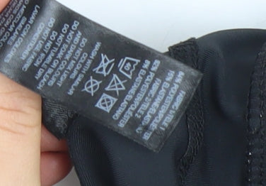 St. Bernard Womens Black Colourblock Leggings Size 12 Activewear
