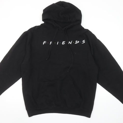Friends TV Series Black Pullover Hoodie Women S Cotton Blend