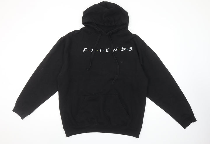 Friends TV Series Black Pullover Hoodie Women S Cotton Blend