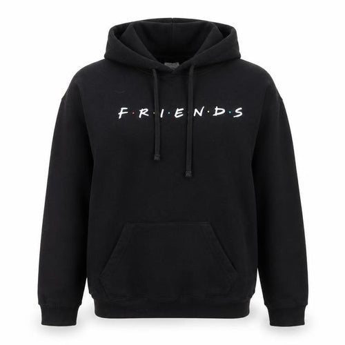 Friends TV Series Black Pullover Hoodie Women S Cotton Blend