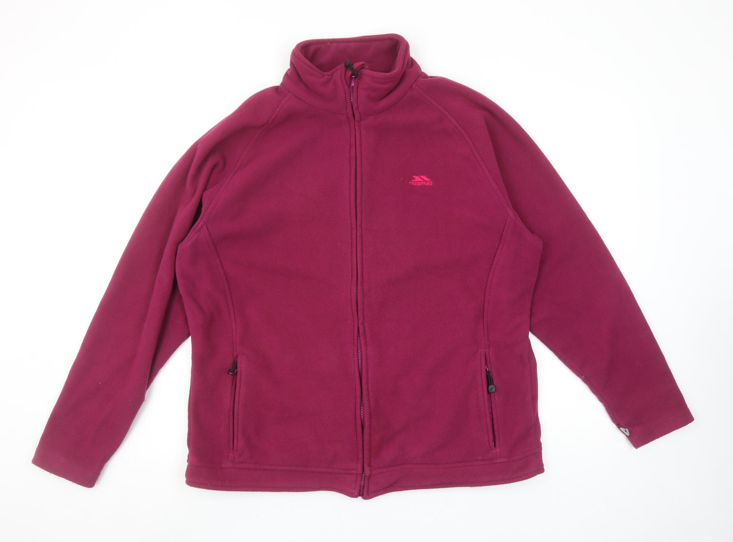 Trespass Womens Purple Fleece Full Zip Jacket XL