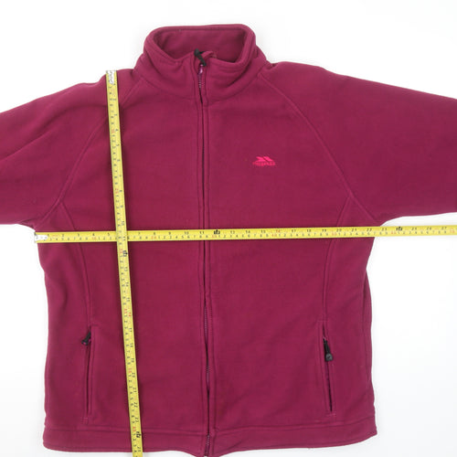 Trespass Womens Purple Fleece Full Zip Jacket XL