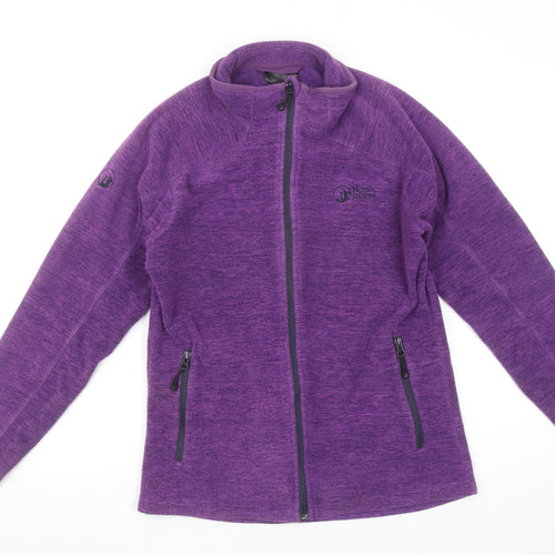 North Ridge Women's Purple Fleece Full Zip Jacket Size S