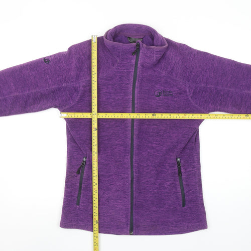 North Ridge Women's Purple Fleece Full Zip Jacket Size S