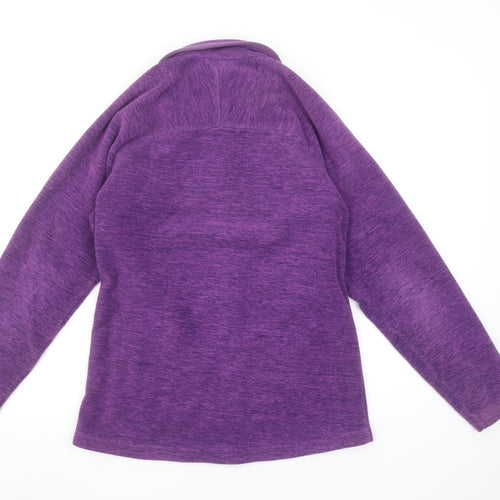 North Ridge Women's Purple Fleece Full Zip Jacket Size S