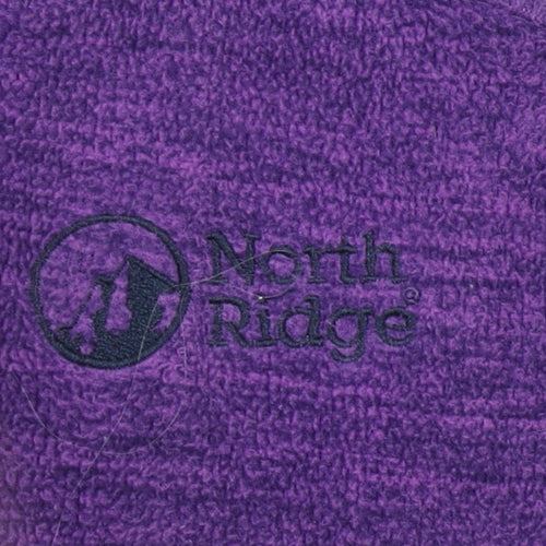 North Ridge Women's Purple Fleece Full Zip Jacket Size S