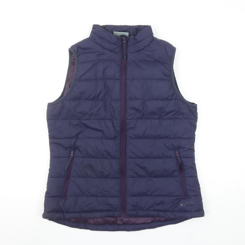 Peter Storm Women Purple Size 10 Puffer Waistcoat Gilet Bodywarmer