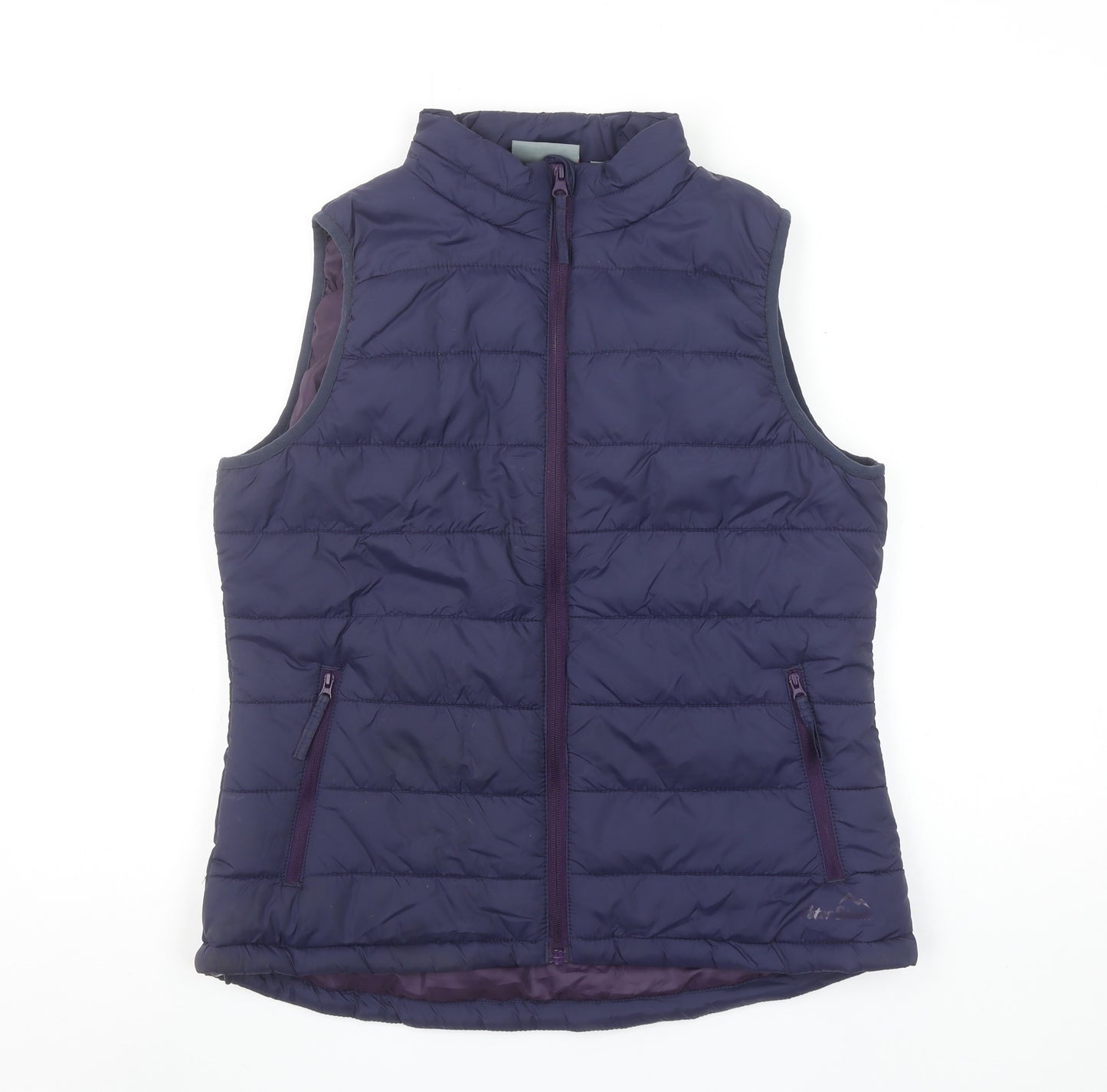 Peter Storm Women Purple Size 10 Puffer Waistcoat Gilet Bodywarmer
