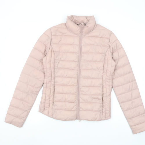 Primark Womens Pink 2XS Lightweight Quilted Puffer Jacket