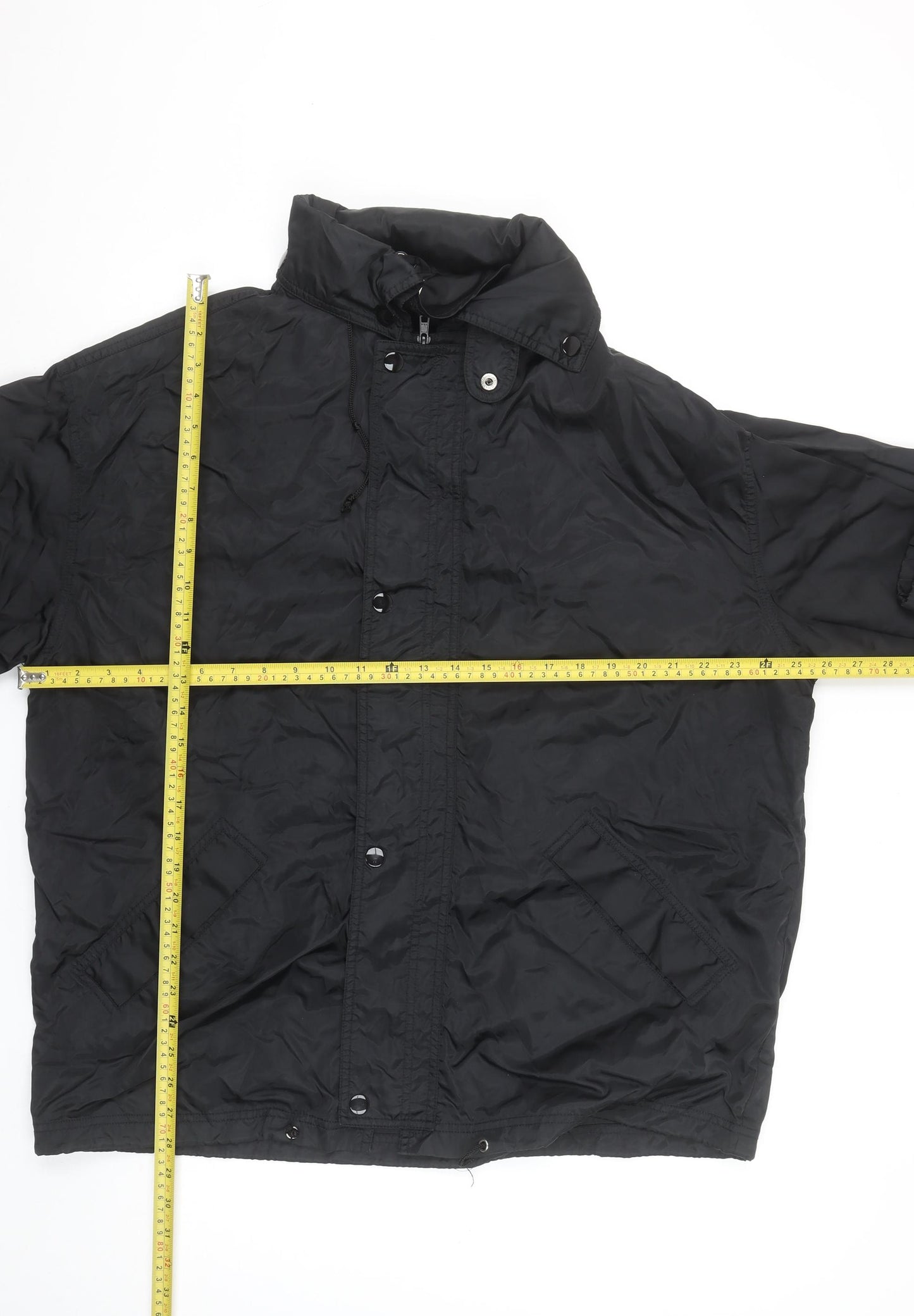 The Trader Jeans Company Men's Black M Windbreaker Jacket