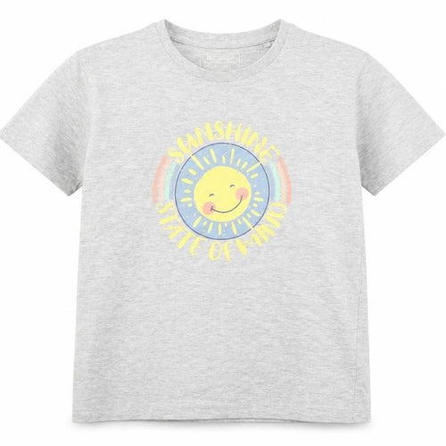 Mountain Warehouse Girls Grey Sunshine Graphic Cotton T-Shirt 11-12 Years